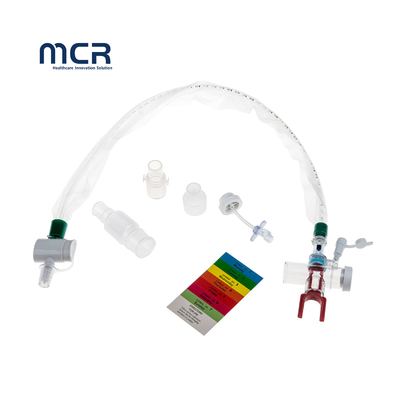 Zamknięty system ssania 72h T-piece zamknięty cewnik ssania ISO FDA